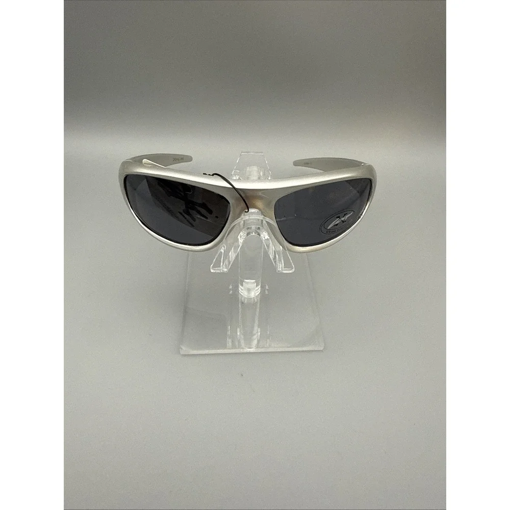 X-Loop Kid Authentic Silver Sport Baseball Cycling Wrap Sunglasses UV400 Protect